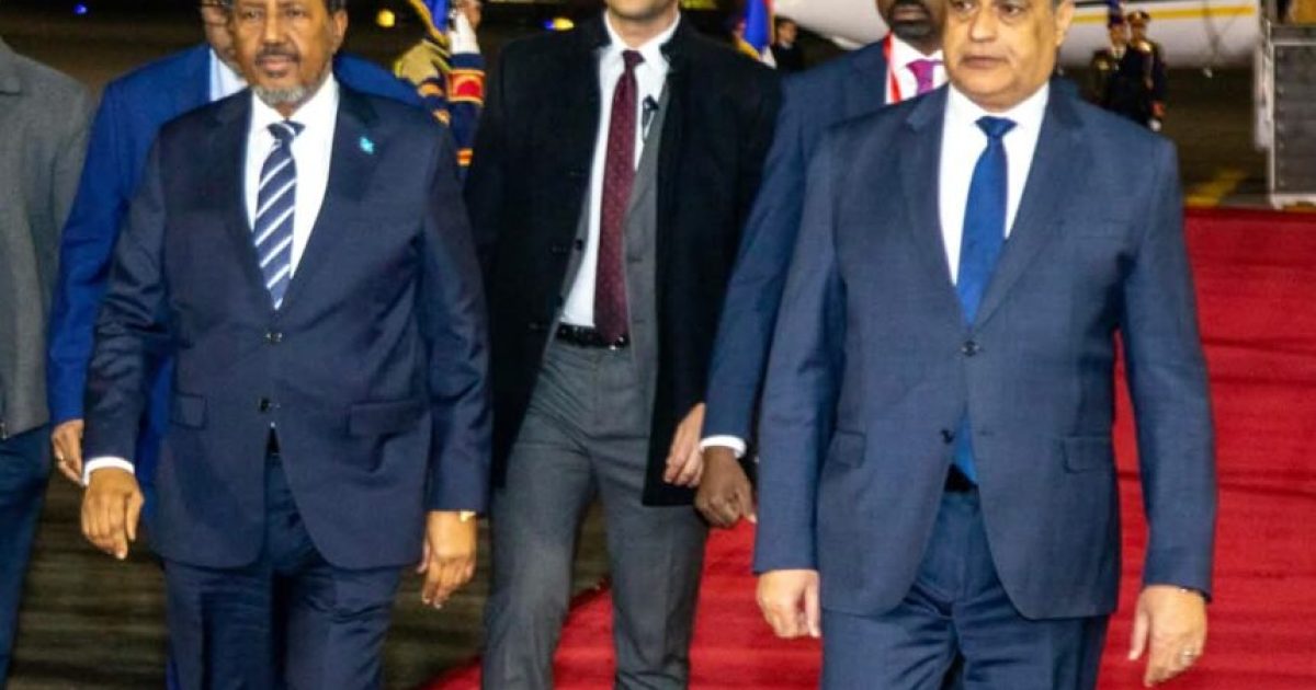 Madaxweyne Xasan Sheekh oo booqasho ku tagay dalka Masar