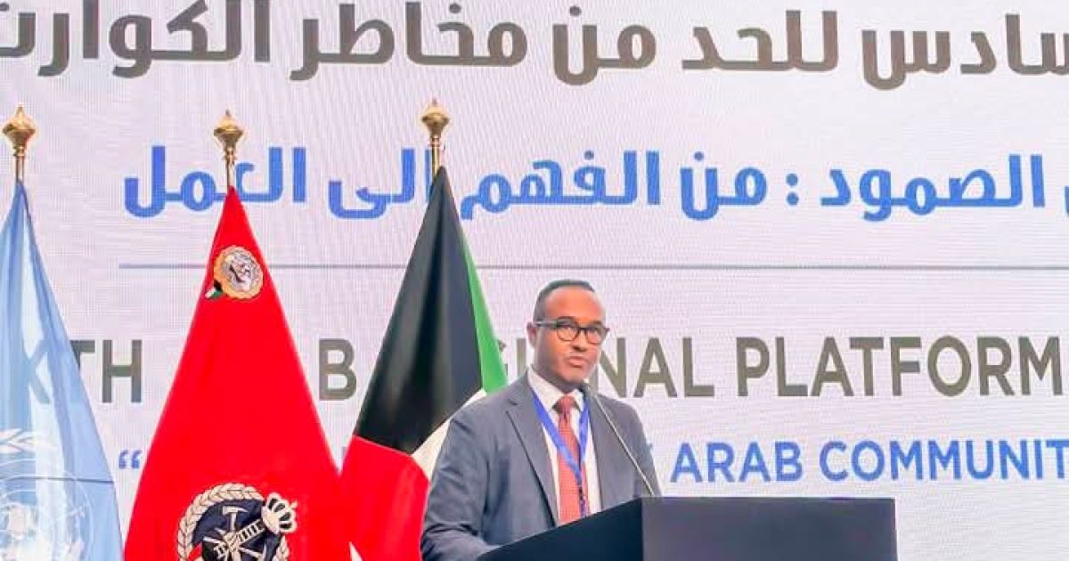 Guddoomiyaha Hay’adda SoDMA oo khudbad ka jeediyay meertada 6-aad ee Shirka Madal-goboleedka Carabta