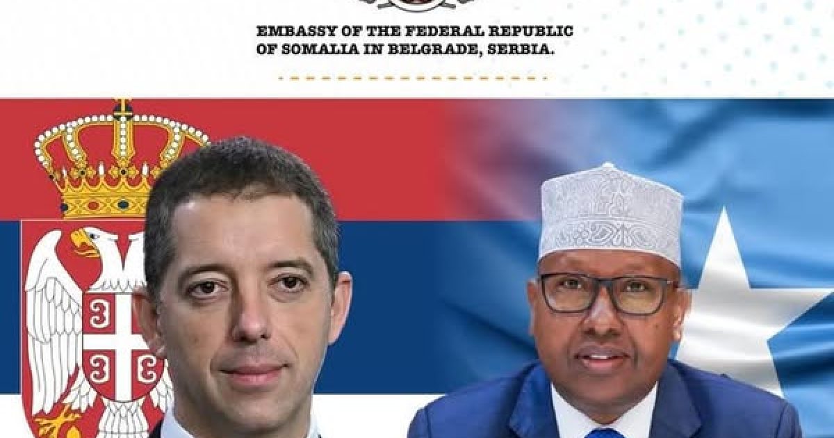 Wasiirka Arrimaha Dibadda Soomaaliya oo khadka taleefanka kula hadlay dhiggiisa Serbiya 
