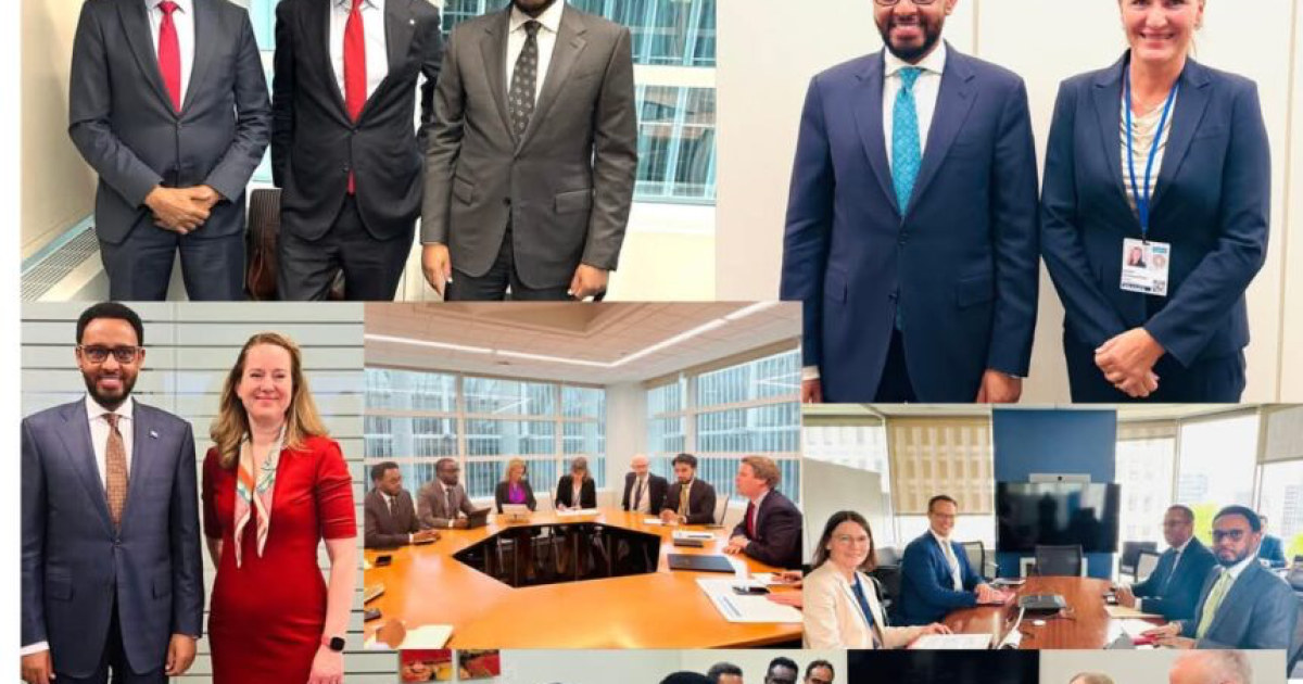 Wasiirka Maaliyadda XFS oo washington kulamo muhiim ah kula qaatay madaxda iyo ururada Caalamiga ah ee ka shaqeeya dhaqaalaha