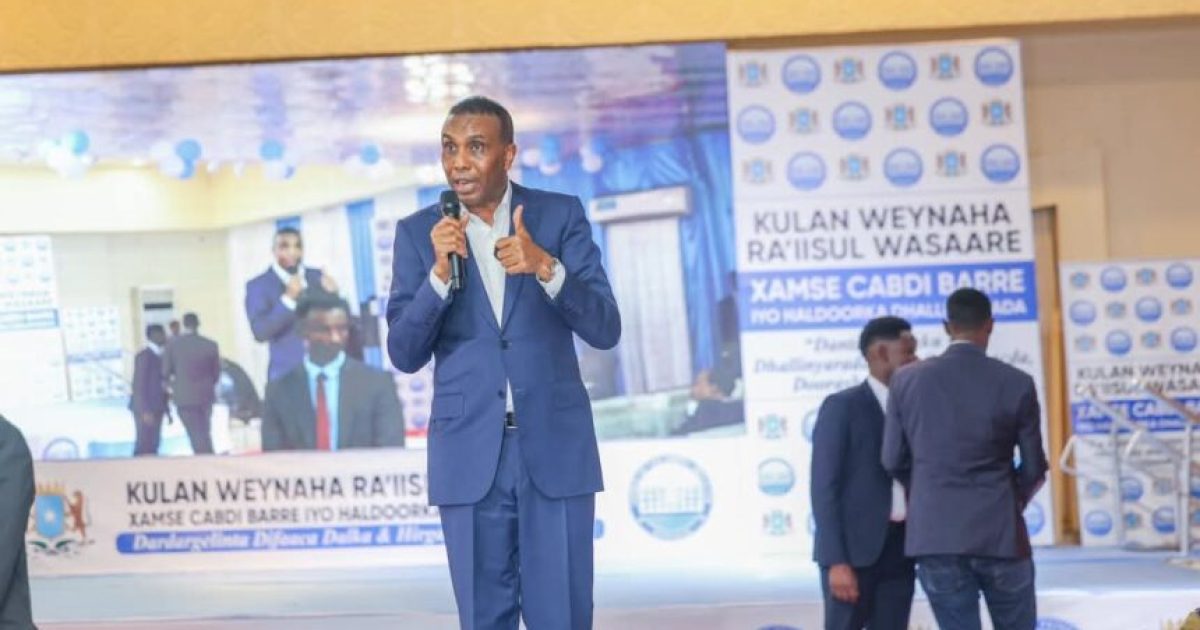 Ra’iisul Wasaare Xamsa “Doorasho dadban waxa ay dan u tahay, qof aan ka shaqeyneyn danta dadka iyo dalka Soomaaliyeed.”