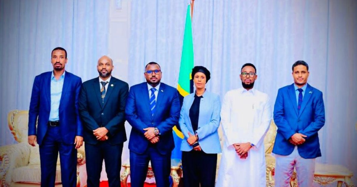 Guddoomiye kuxigeenka 2-Aad ee golaha shacabka iyo wafdi uu hoggaaminayo oo gaaray Tanzaaniya