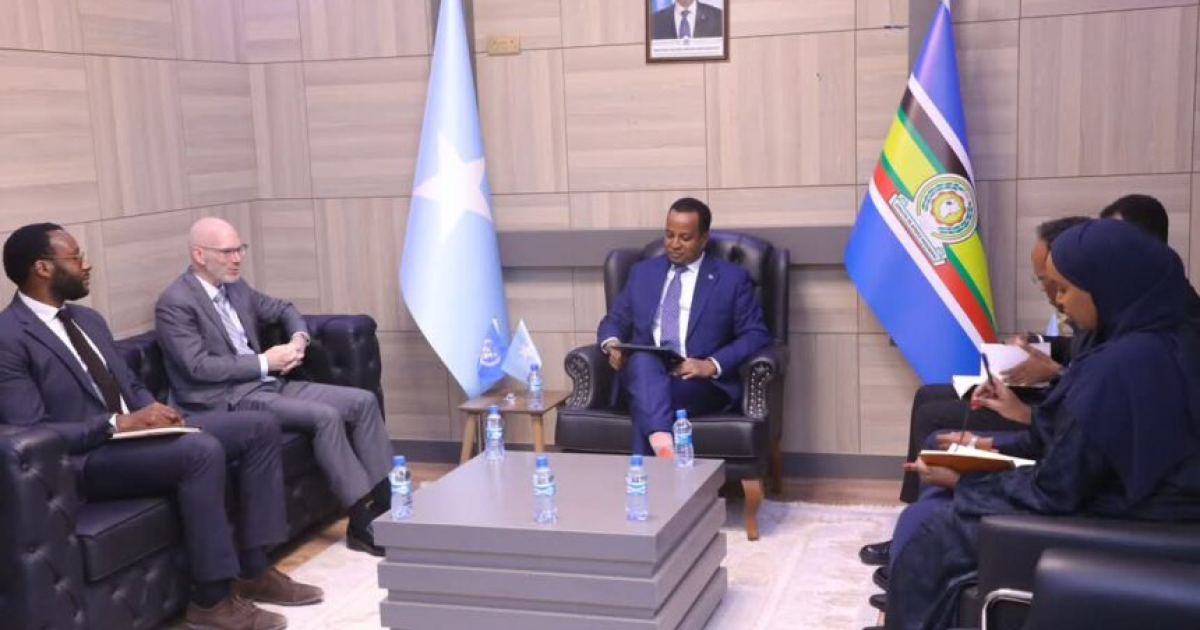 Wasiirka Arrimaha Dibadda Soomaaliya oo xoojinta iskaashiga kala hadlay Wakiilka Xoghayaha Guud ee Q.M