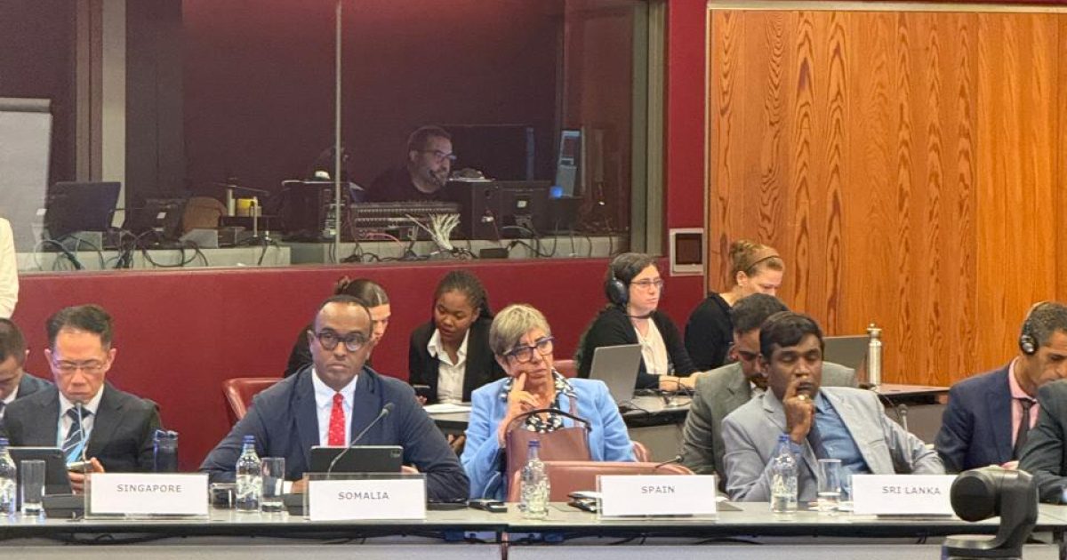 Guddoomiyaha Hay’adda SoDMA oo Geneva uga qeybgalay shir muhiim ah