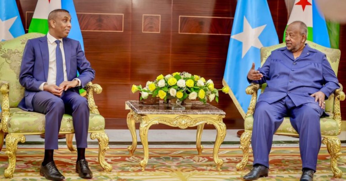 Ra’iisul Wasaaraha XFS oo kulan muhiim ah la yeeshay Madaxweynaha Dalka Jabuuti