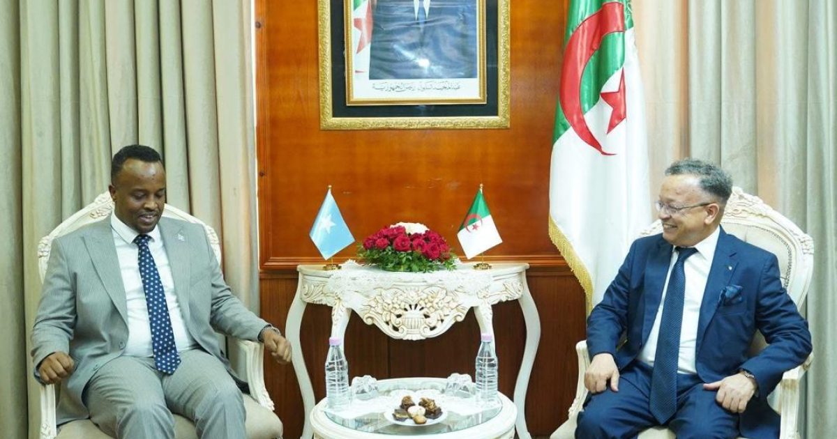 Danjire Yuusuf Jeego oo kulan mira-dhal ah la qaatay Wasiirka Tacliinta Sare ee Algeria