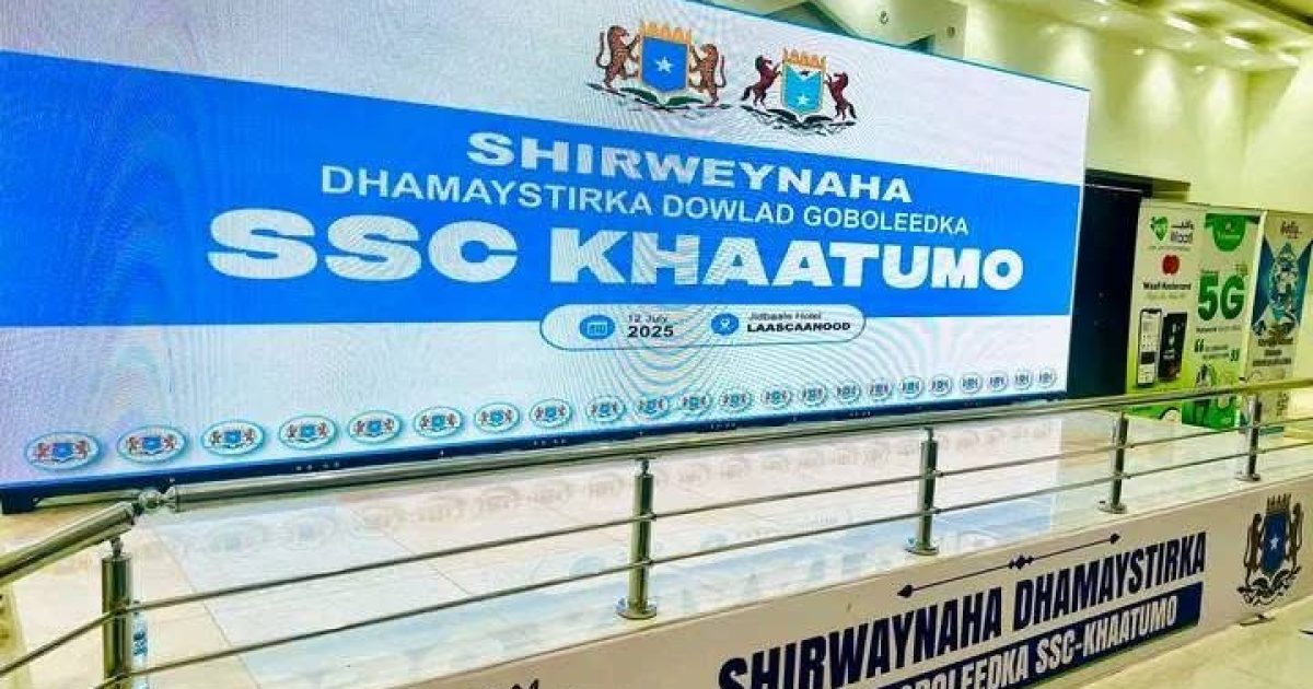 Shirweynaha dhammeystirka maamulka SSC-Khaatumo oo goordhow si rasmi ah uga furmaya Laascaanood