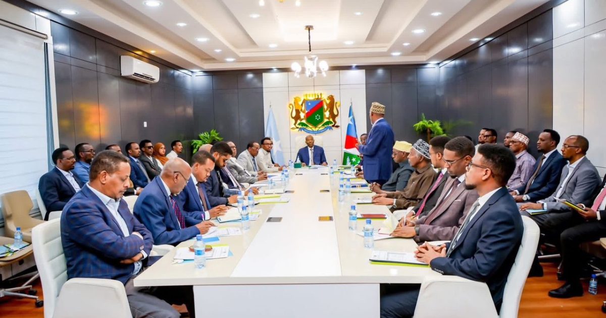 Madaxweynaha KGS oo shir guddoomiyay kulanka golaha Wasiirrada ee Koonfur Galbeed