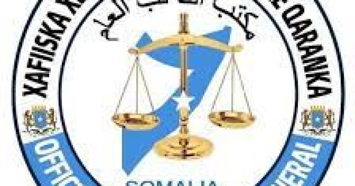 Xafiiska Xeer Ilaaliyaha oo Maxkamadda Gobolka Banaadir horgeeyay eedeysane loo heysto maalgelinta argagixisada iyo lacag dhaqista