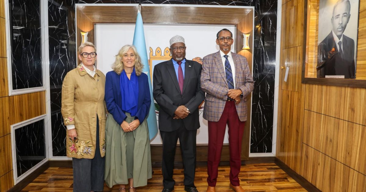 Kusimaha Madaxweynaha Jamhuuriyadda ahna Guddoomiyaha Golaha Shacabka oo xafiiskiisa kulan kula qaatay safiirka cusub ee Midowga Yurub u qaabilsan Soomaaliya