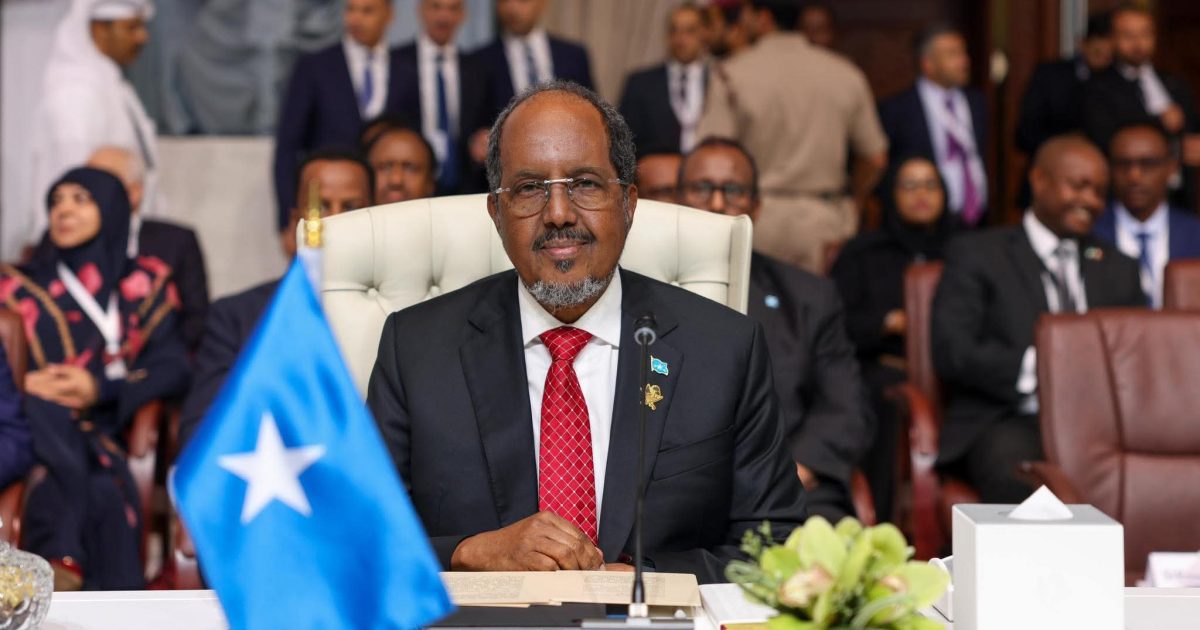 Madaxweyne Xasan Sheekh oo ku soo bandhigay Shirka Carabta mowqifka Soomaaliya ee ka dhan ah xadgudubyada Israa’iil ee dalalka Carabta