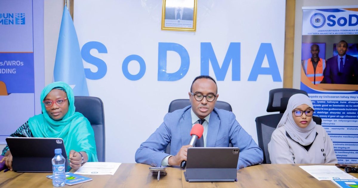 Guddoomiyaha hay’adda SoDMA oo daah-furay shir looga hadlayay xoojinta doorka haweenka ee howlaha gargaarka