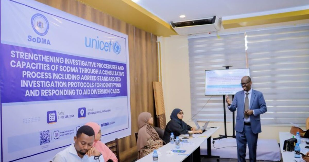 Hay’adda SoDMA oo daahfurtay shir ku saabsan kahortagga leexsiga gargaarka bani’aadannimada