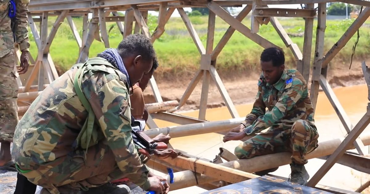 Ciidanka Xoogga Dalka Oo Dib-U -Dhis Ku Sameeyay Buundooyin Ay Khawaarijtu Ku Burburiyeen Gobolka Shabellaha Hoose