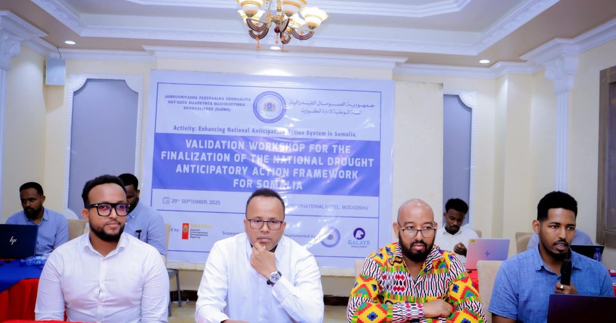 Hay’adda SoDMA oo qabatay kulanka dhameystirka Qorshaha Qaranka ee ka hortagga abaarta