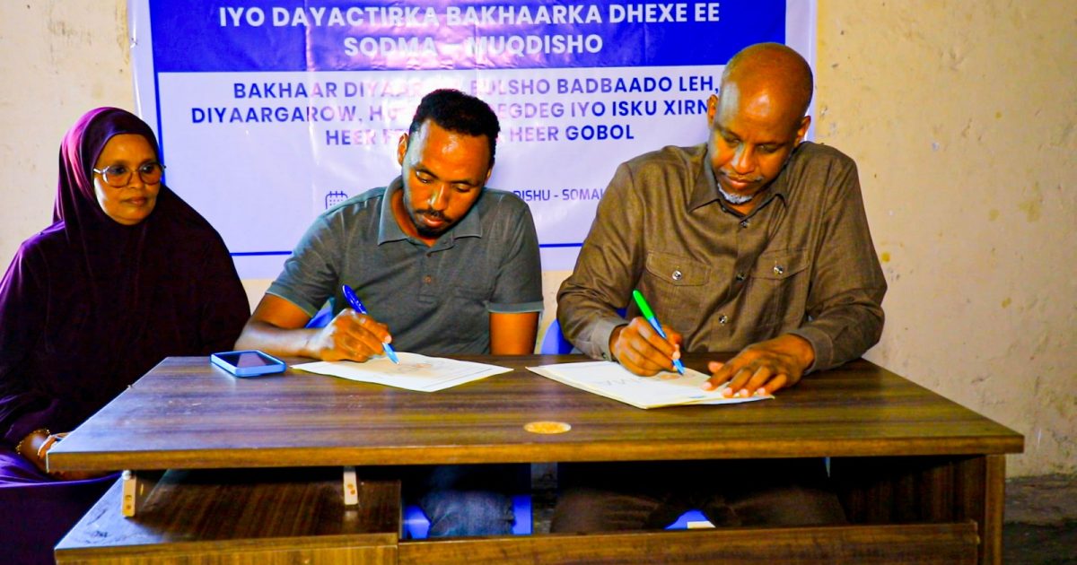 SoDMA oo daahfurtay mashruuca dib-u-dayactirka iyo dhismaha cusub ee Bakhaarka Dhexe ee Keydka Cuntada
