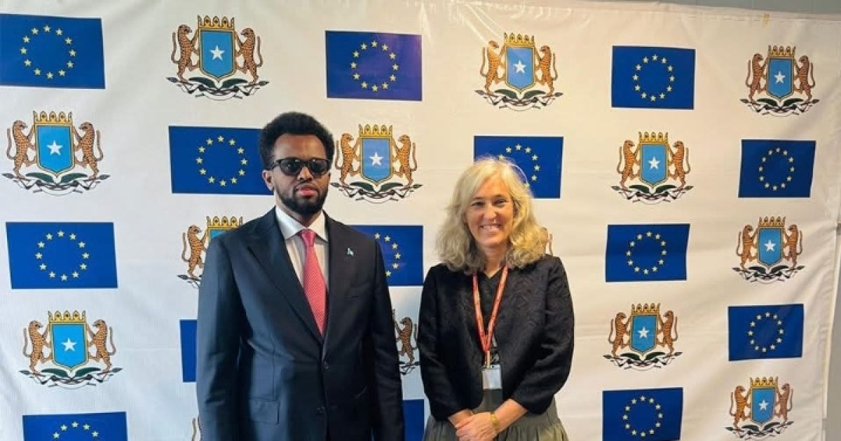 Wasiirka Isgaarsiinta XFS oo la kulmay Wakiilka Midowga Yurub ee Soomaaliya