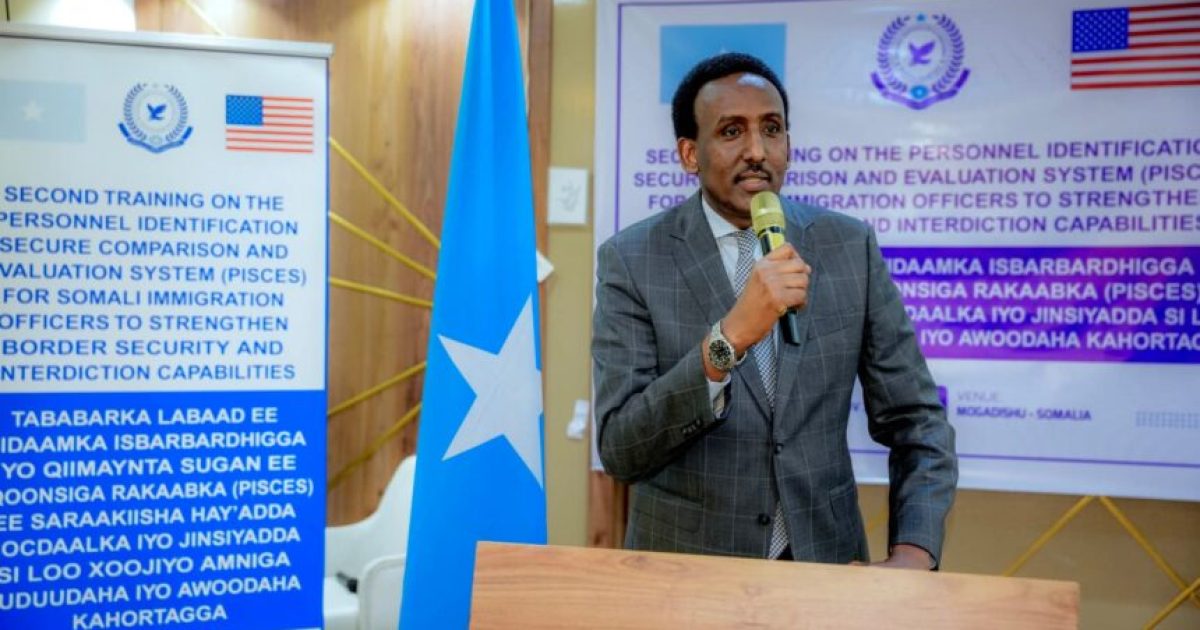 Agaasimaha Hay’adda Socdaalka oo soo xiray wajiga labaad ee tababarka Nidaamka PISCES