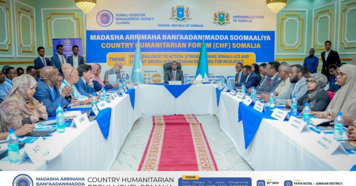 Madaxweynaha Hirshabeelle oo furay Shirka Madasha Arrimaha Bani’aadannimada Soomaaliya