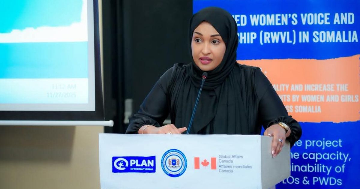 Wasiirka Qoyska XFS oo daah-furtay mashruuca Codka iyo Hoggaaminta Haweenka