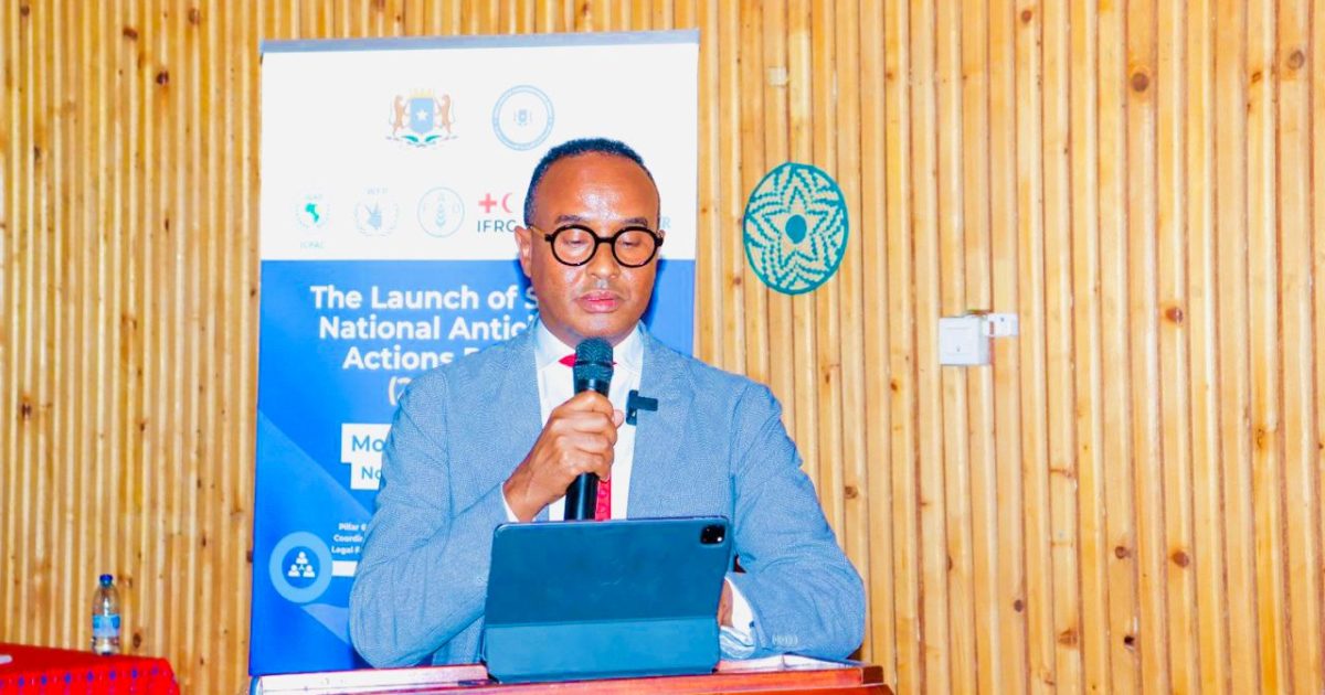 Guddoomiyaha SoDMA oo shir heer Qaran ku soo xiray Muqdisho