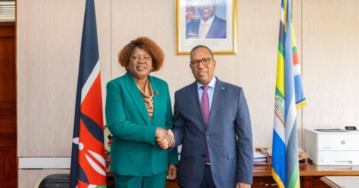 Wasiirka Hawlaha Guud ee DFS oo Nairobi kula kulmay dhiggiisa Kenya.