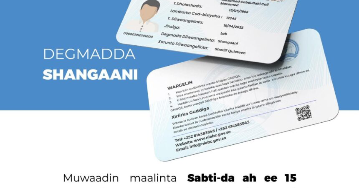 Muqdisho oo saaka laga bilaabay qaybinta kaarka codbixiyeyaasha