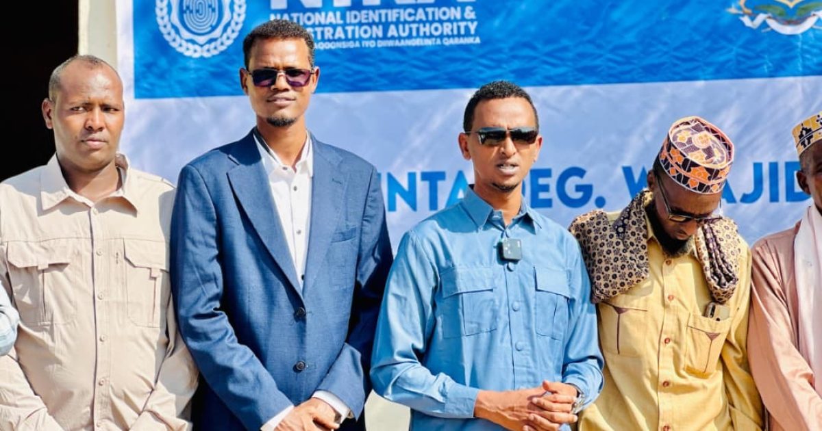 Shacabka degmada Waajid oo maanta u dareeray isdiiwaangelinta kaarka aqoonsiga Qaranka