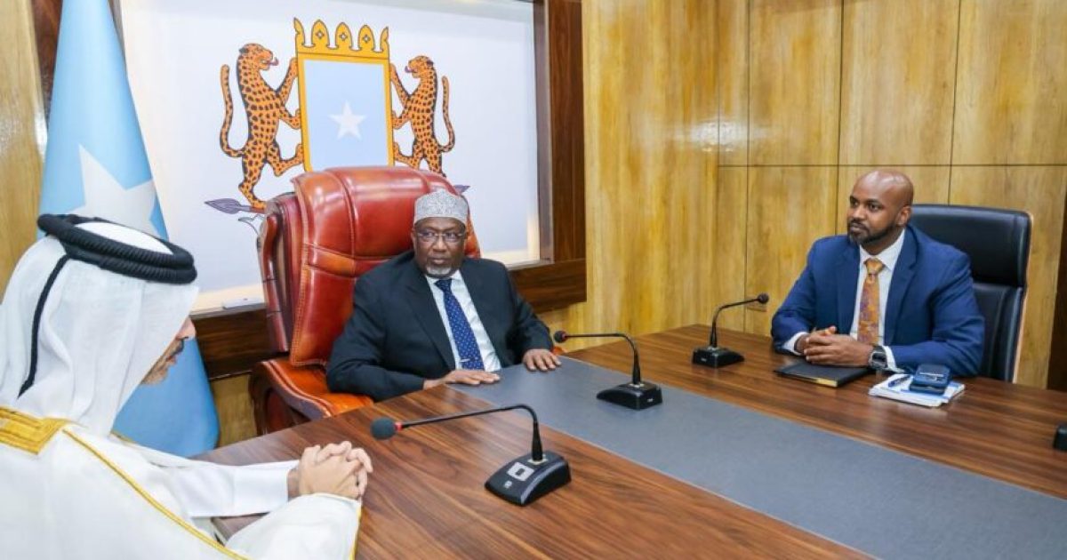 Guddoomiyaha Golaha Shacabka ee BJFS oo qaabilay Safiirka Dowladda Qatar u fadhiya Soomaaliya