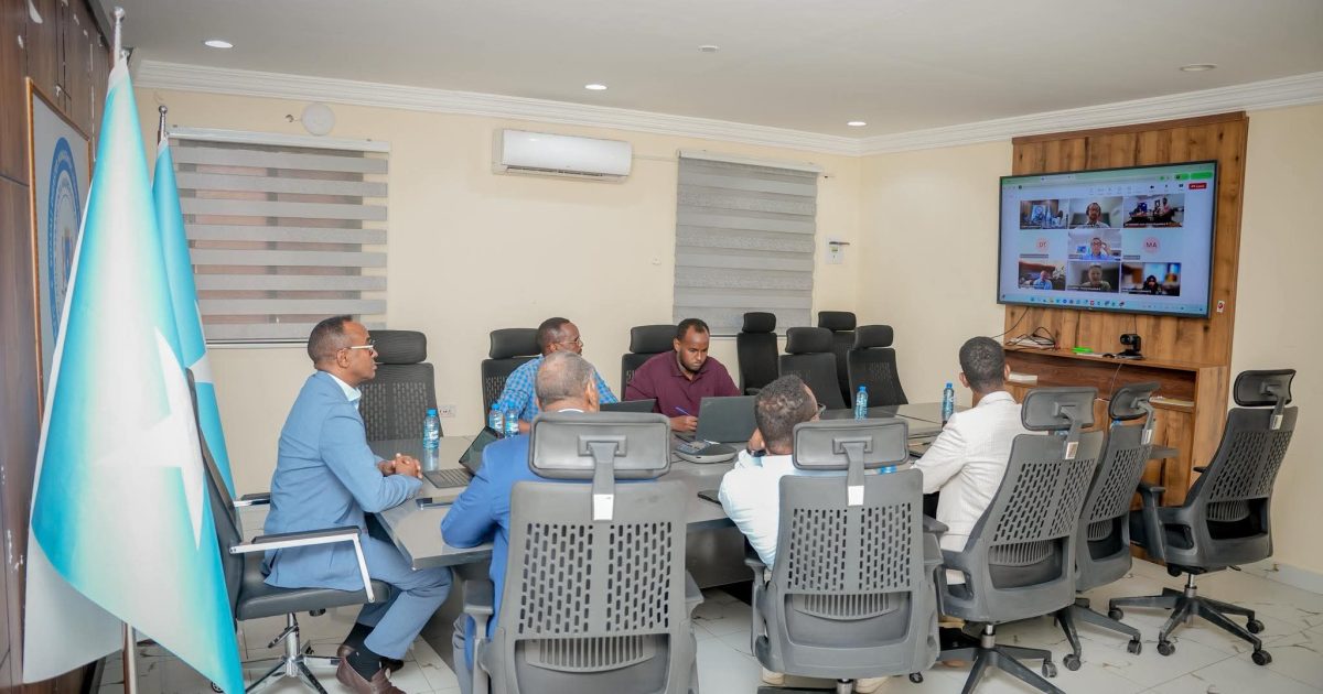 Guddoomiyaha Hay’adda SoDMA oo kulan kula yeeshay Zoomka deeq-bixiyaasha caalamka.