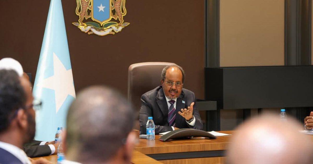 Madaxweyne Xasan oo qaabilay madaxda Ururrada Siyaasadda ee ka qeybgalay Doorashada