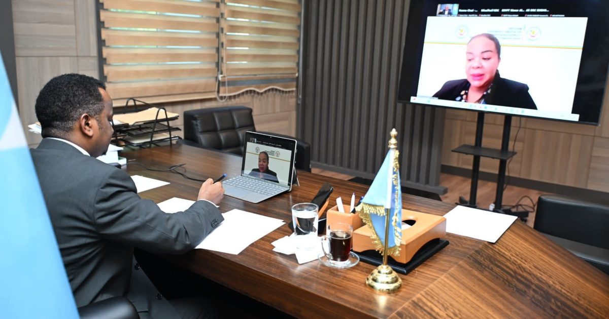 Somali FM Addresses AU PSC on Threats to Somalia’s Territorial Unity