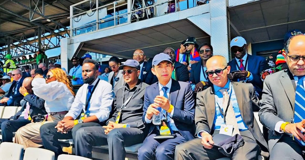 Safiirka Soomaaliya ee Koonfuur Afrika oo ka qeybgalay xuska sanadlaha ee xisbiga talada haya