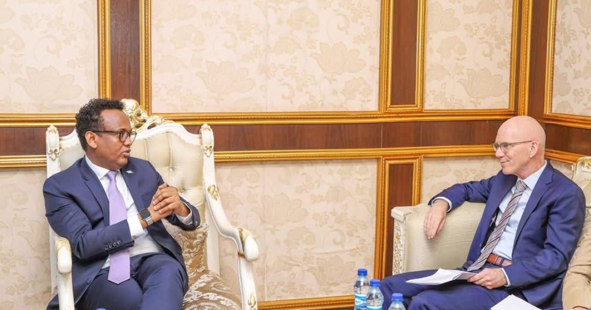 Xoghayaha Joogtada ah ee Xafiiska Ra’iisul Wasaaraha oo qaabilay James Swan