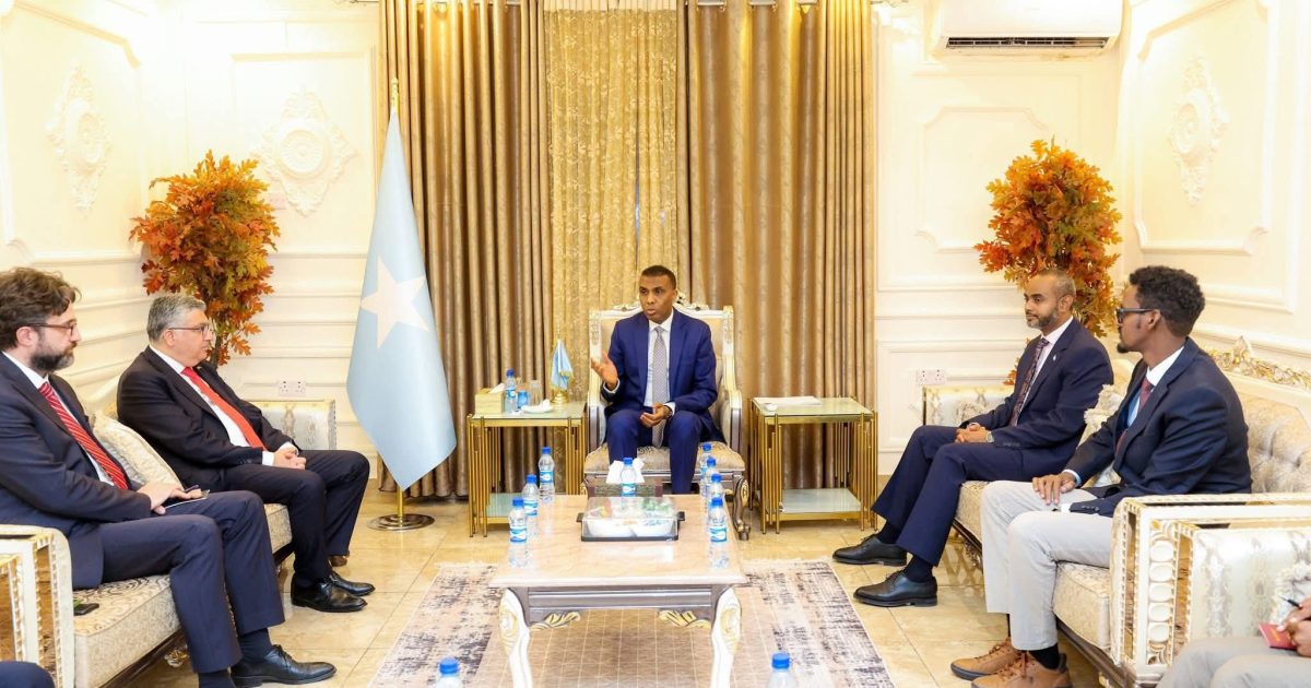 Ra’iisul Wasaare Xamsa oo qaabilay wafdi uu hoggaaminayo Wasiir ku-xigeenka Gaadiidka Turkiga