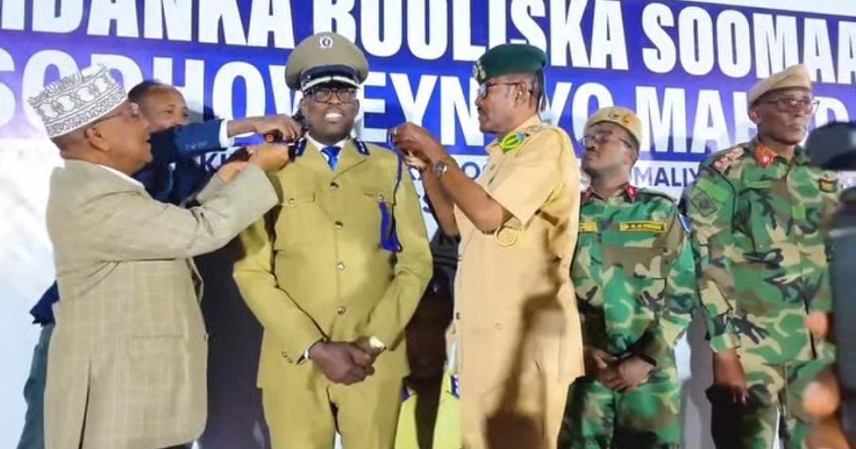 Munaasabad lagu dhiirrigelinayo Saraakiisha amniga KGS oo lagu qabtay Baydhabo.