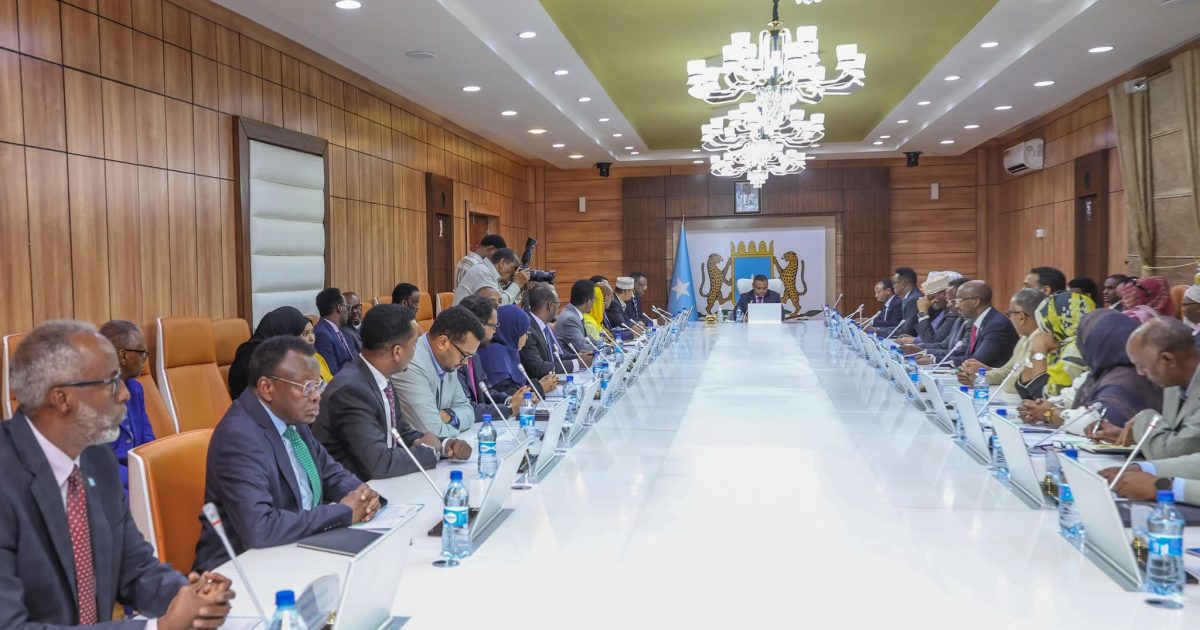 Kulanka Goblaha Wasiirrada oo looga hadlay amniga dalka.