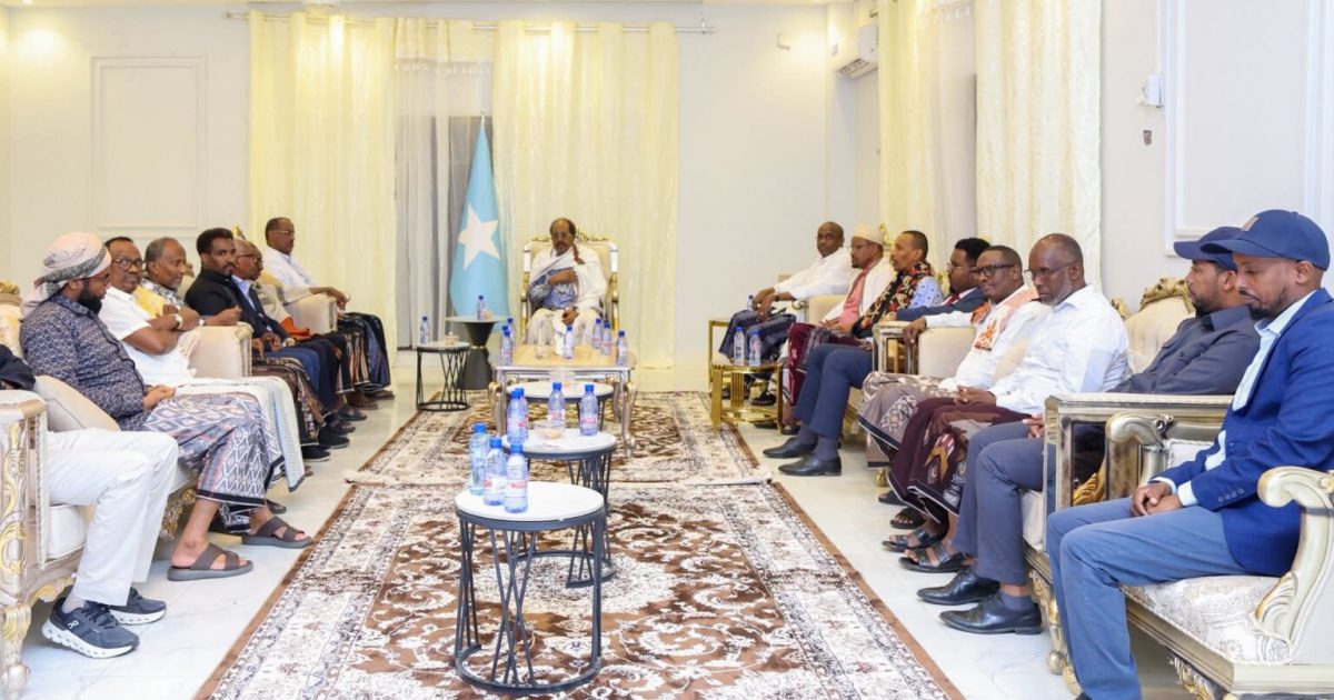 Madaxweynaha JFS oo magaalada Laascaanood ku qaabilay wafdi ballaaran oo ka socda dalka Jabuuti