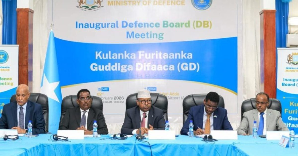 Wasiirka Gaashaandhigga oo daahfuray Kulanka Furitaanka Golaha Difaaca Qaranka