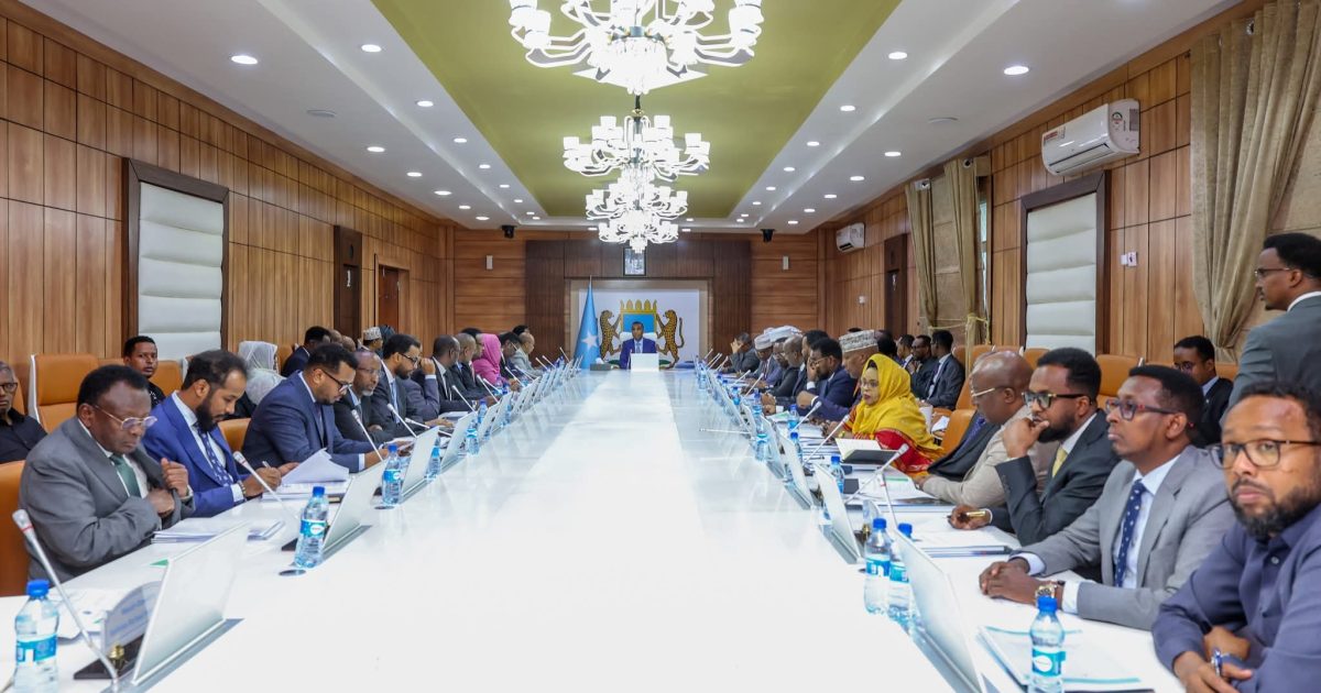 Golaha Wasiirrada oo ansixiyey Xeer-ilaaliyaha Sanduuqa Qaranka ee Maareeynta Musiibooyinka