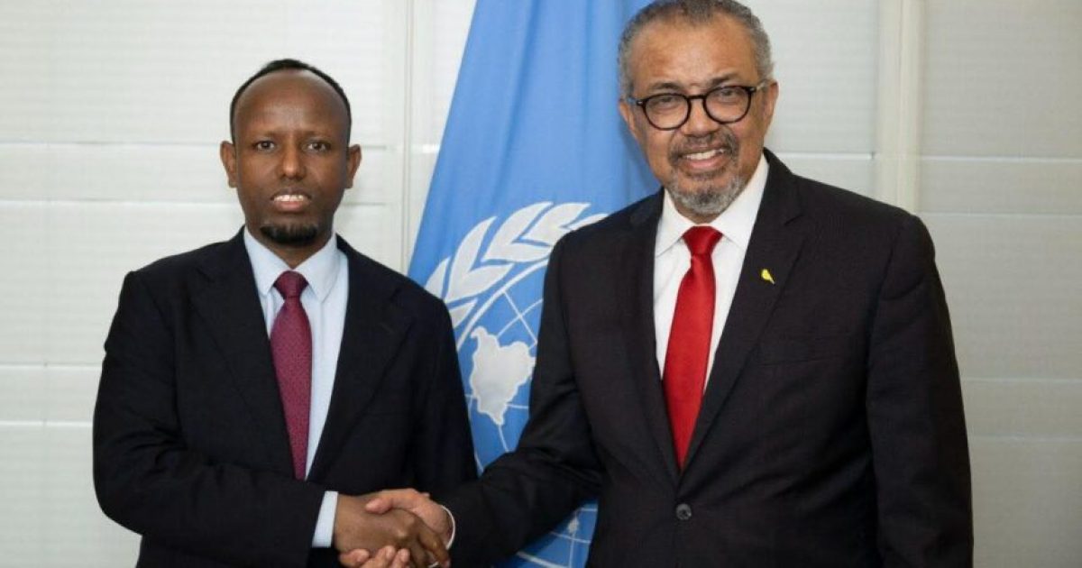 Wasiirka Caafimaadka oo kulan la qaatay Agaasimaha Guud ee WHO