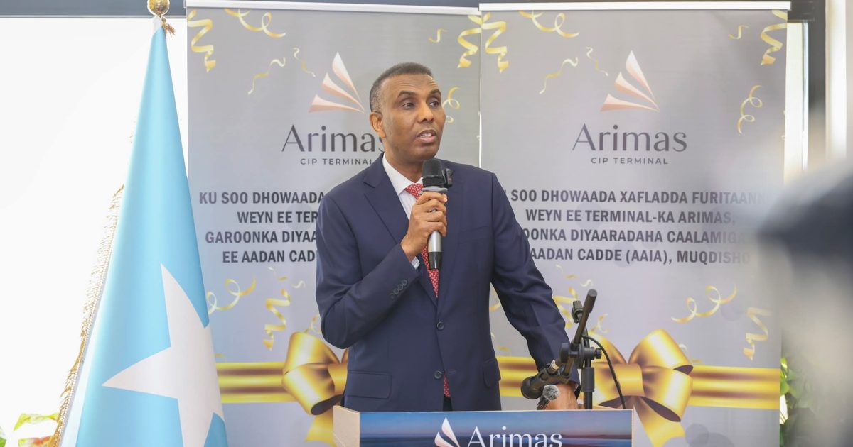 Ra’iisul Wasaare Xamsa oo xarigga ka jaray Terminal cusub oo garoonka laga hirgeliyay