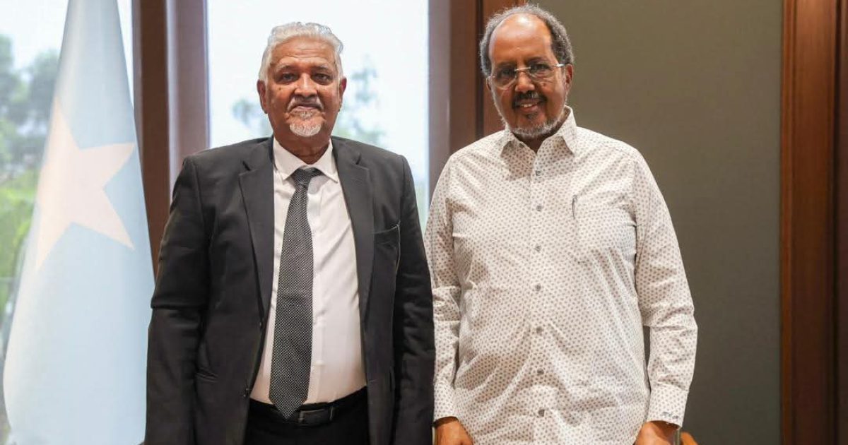 Madaxweyne Xasan Sheekh oo qaabilay Madaxweyne Ku-xigeenkii hore ee Puntland