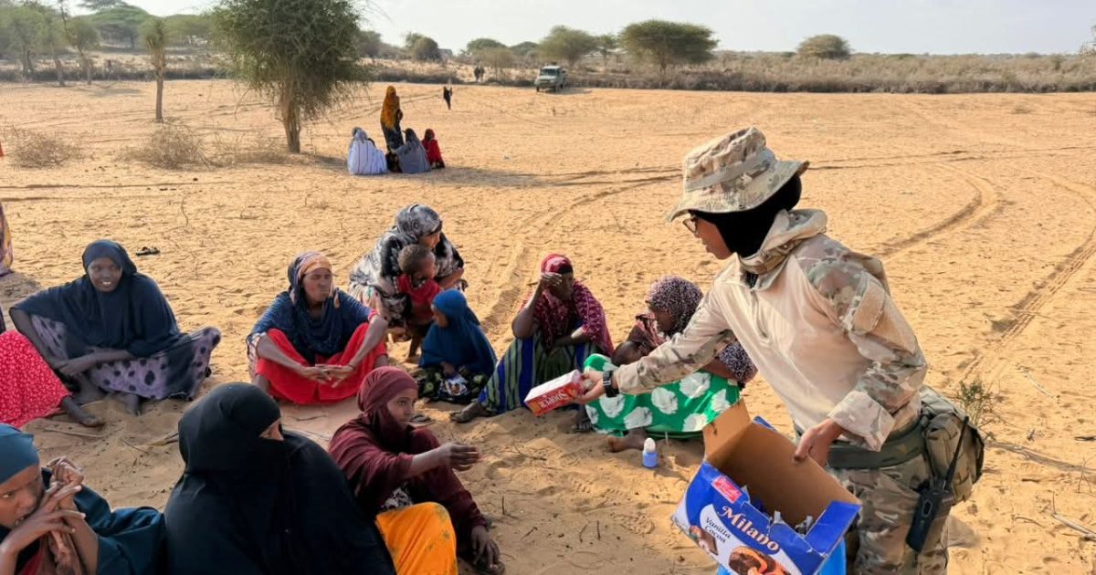 Ciidanka Kumaandooska Danab oo markale muujiyay garab istaagga shacabka