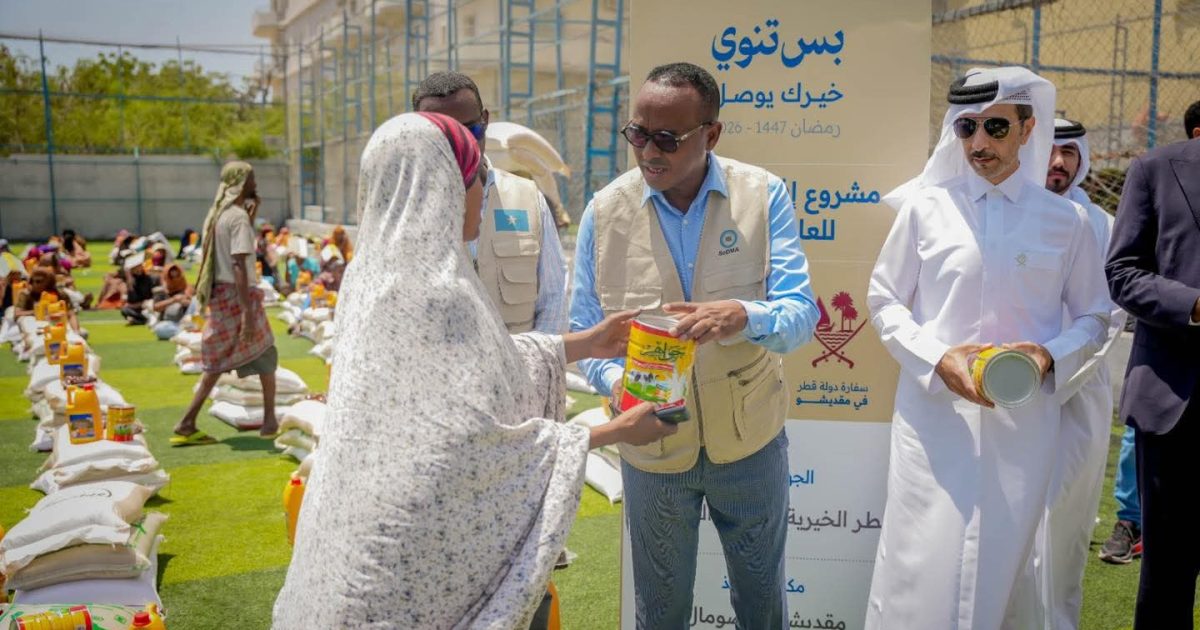 Guddoomiyaha SoDMA oo daah-furay mashruuc ballaaran oo cunto qeybin ah