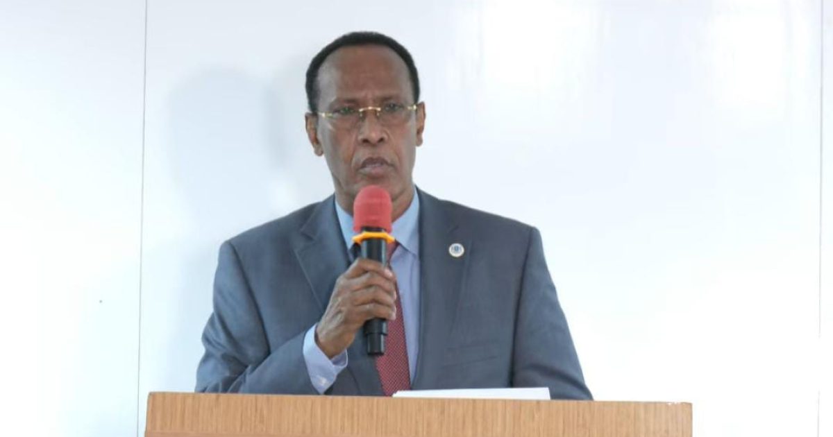 Ra’iisul Wasaarihii hore Cali Maxamed Geedi oo hambalyo u diray xubnaha Guddiga Xuquuqul Insaanka Soomaaliya.