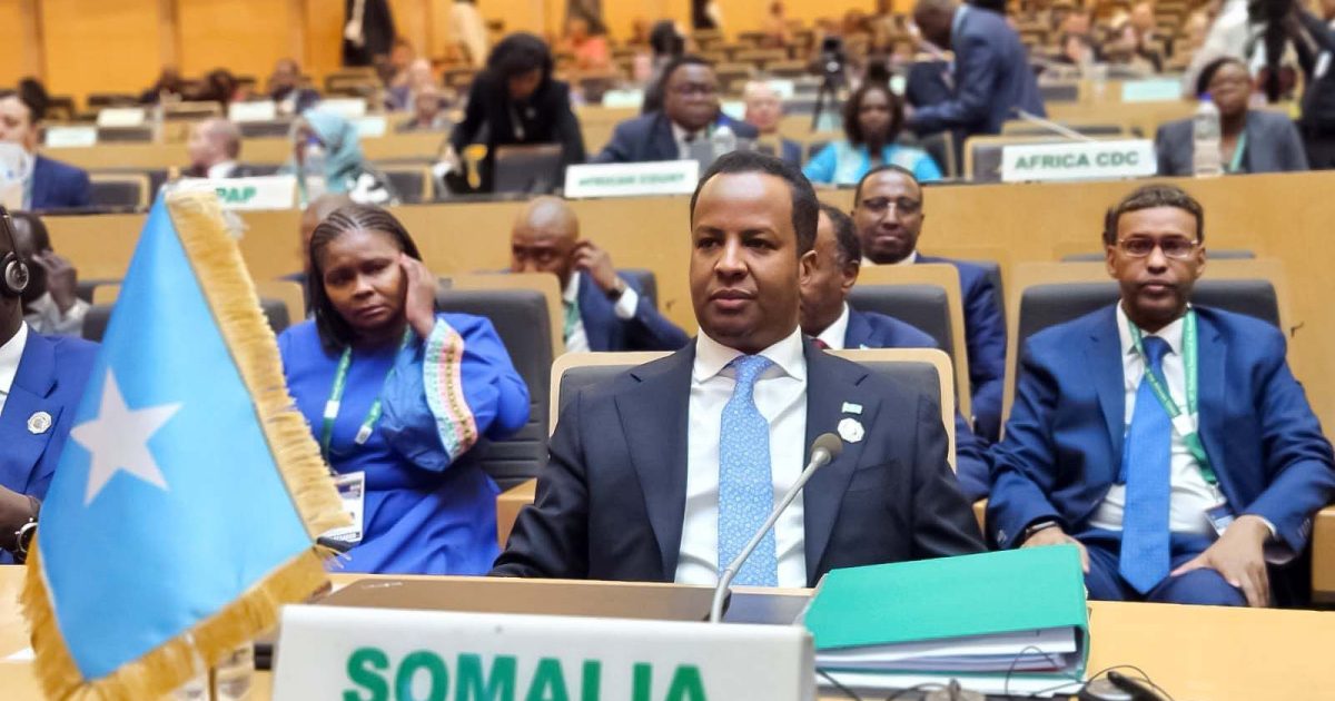 Wasiirka Arrimaha Dibadda Soomaaliya oo ka qaybgalay kal-fadhiga 48aad ee Golaha fulinta Midowga Afrika