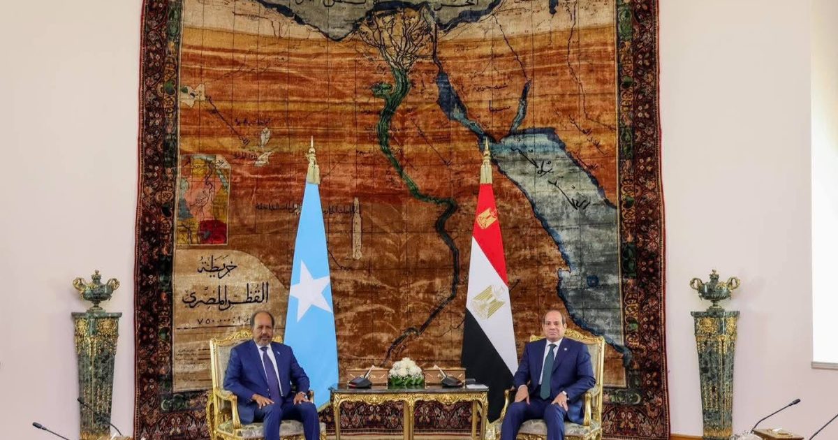 Madaxweynaha JFS oo magaalada Qaahira kula kulmay dhiggiisa dalka Masar