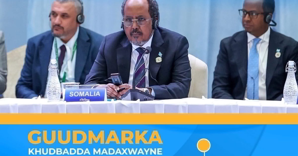 AKHRISO:-Guudmarka Khudbadda Madaxwayne Xasan Sheekh ee Shir Madaxeedka Labaad ee Afrika iyo Talyaaniga