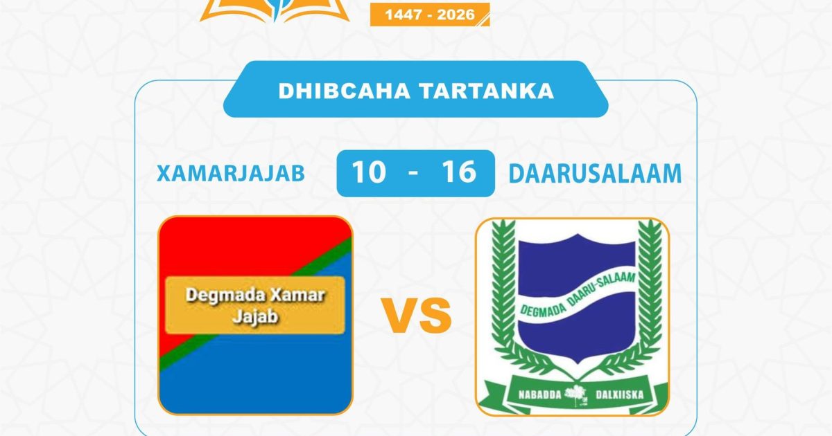 Tartamayaasha Daarusalaam oo caawa u gudbay wareegga Labaad ee tartanka